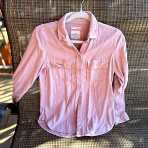 American Eagle Light Pink Flannel